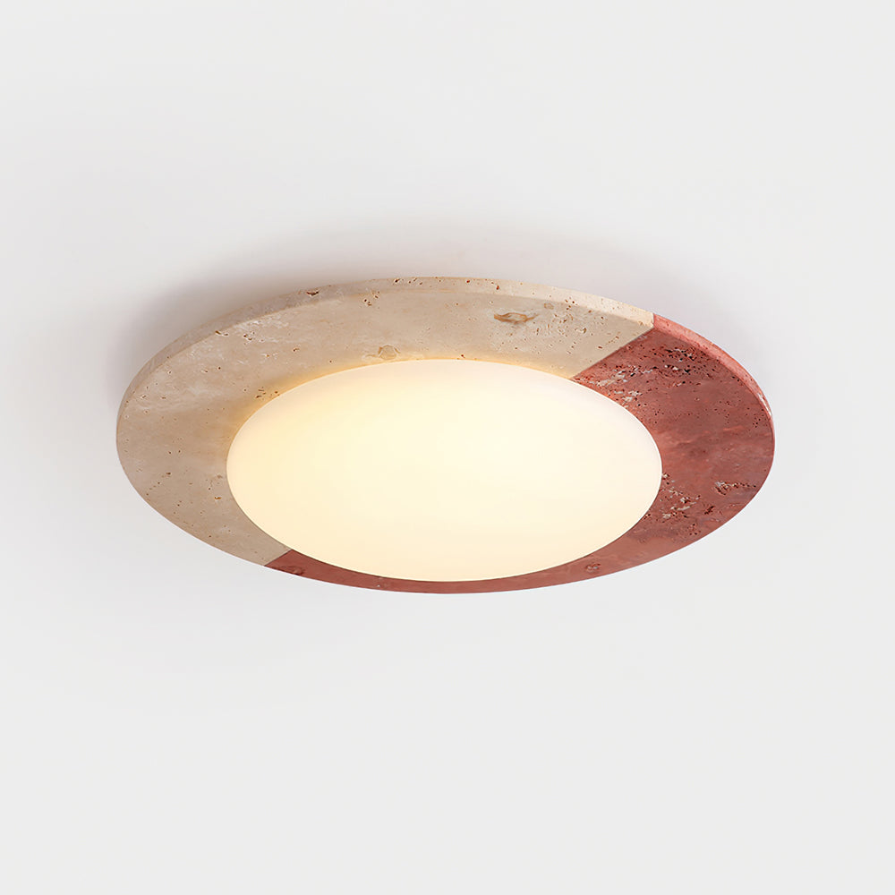 Plafondlamp travertin