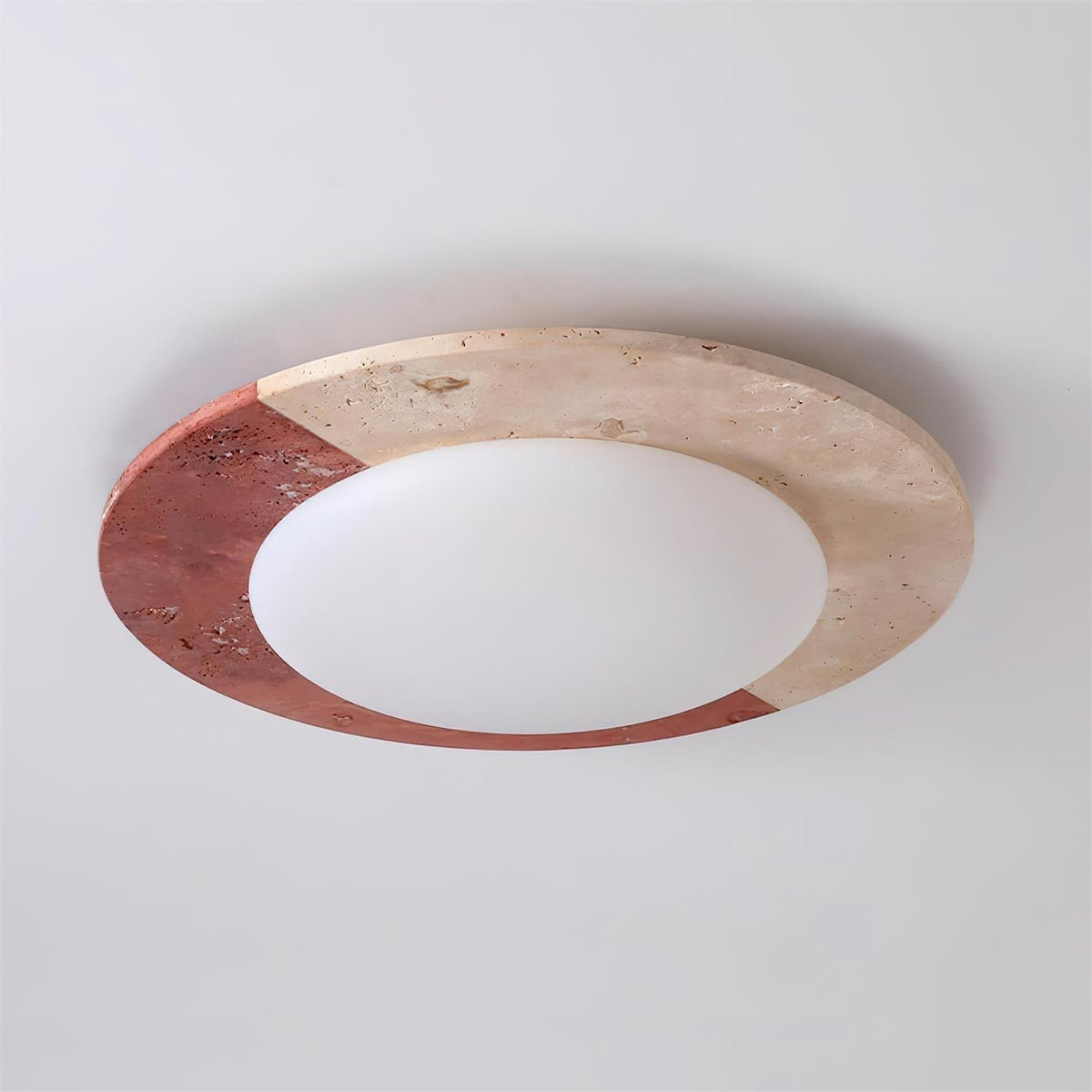 Plafondlamp travertin