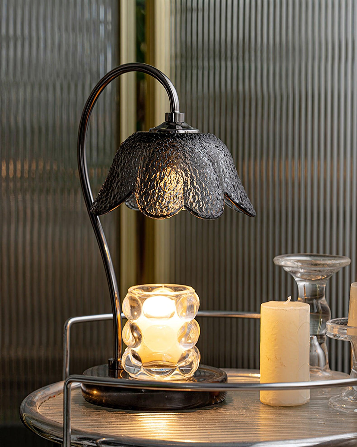 Velivette kaarsverwarmer met lampje