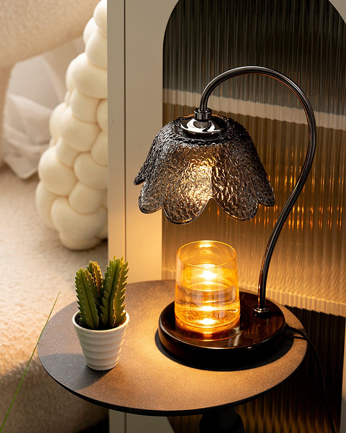 Velivette kaarsverwarmer met lampje