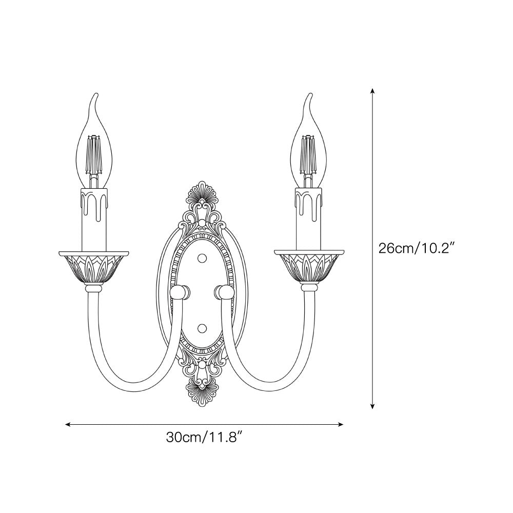 Calanaya wandlamp oud