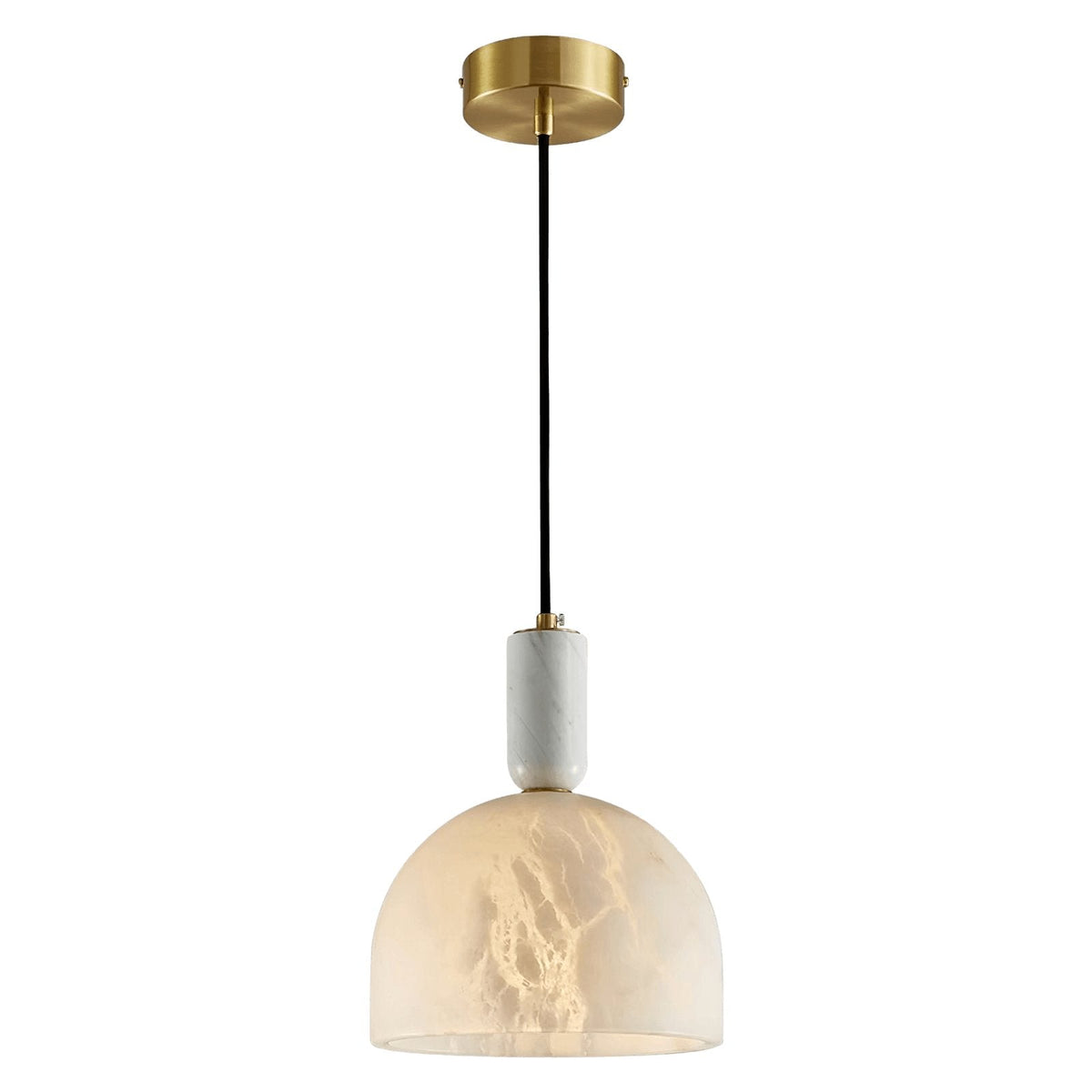Leda minimalistische hanglamp in albast
