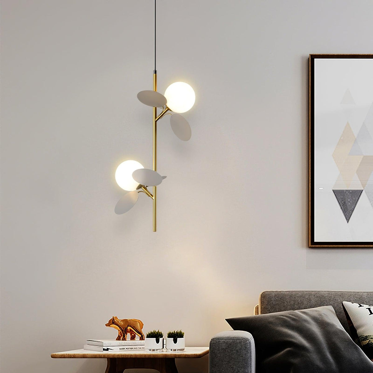 Ivphaus hanglamp met glas