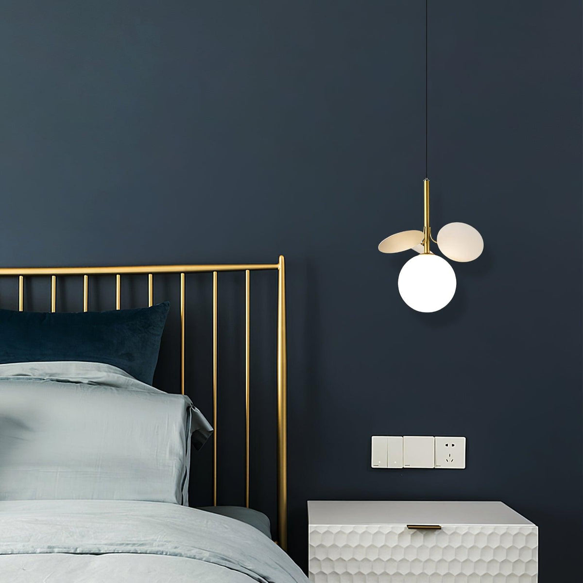 Ivphaus hanglamp met glas