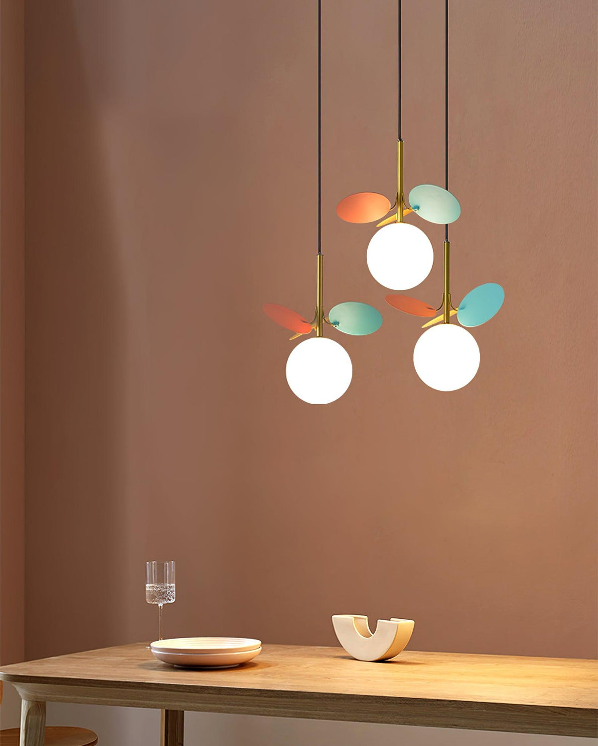 Ivphaus hanglamp met glas