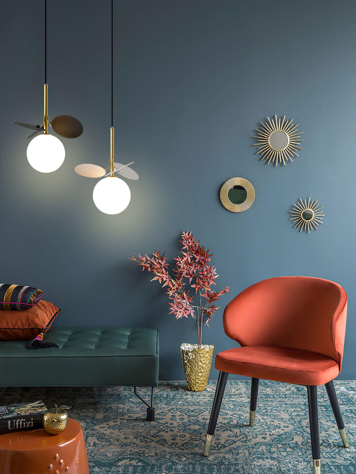 Ivphaus hanglamp met glas