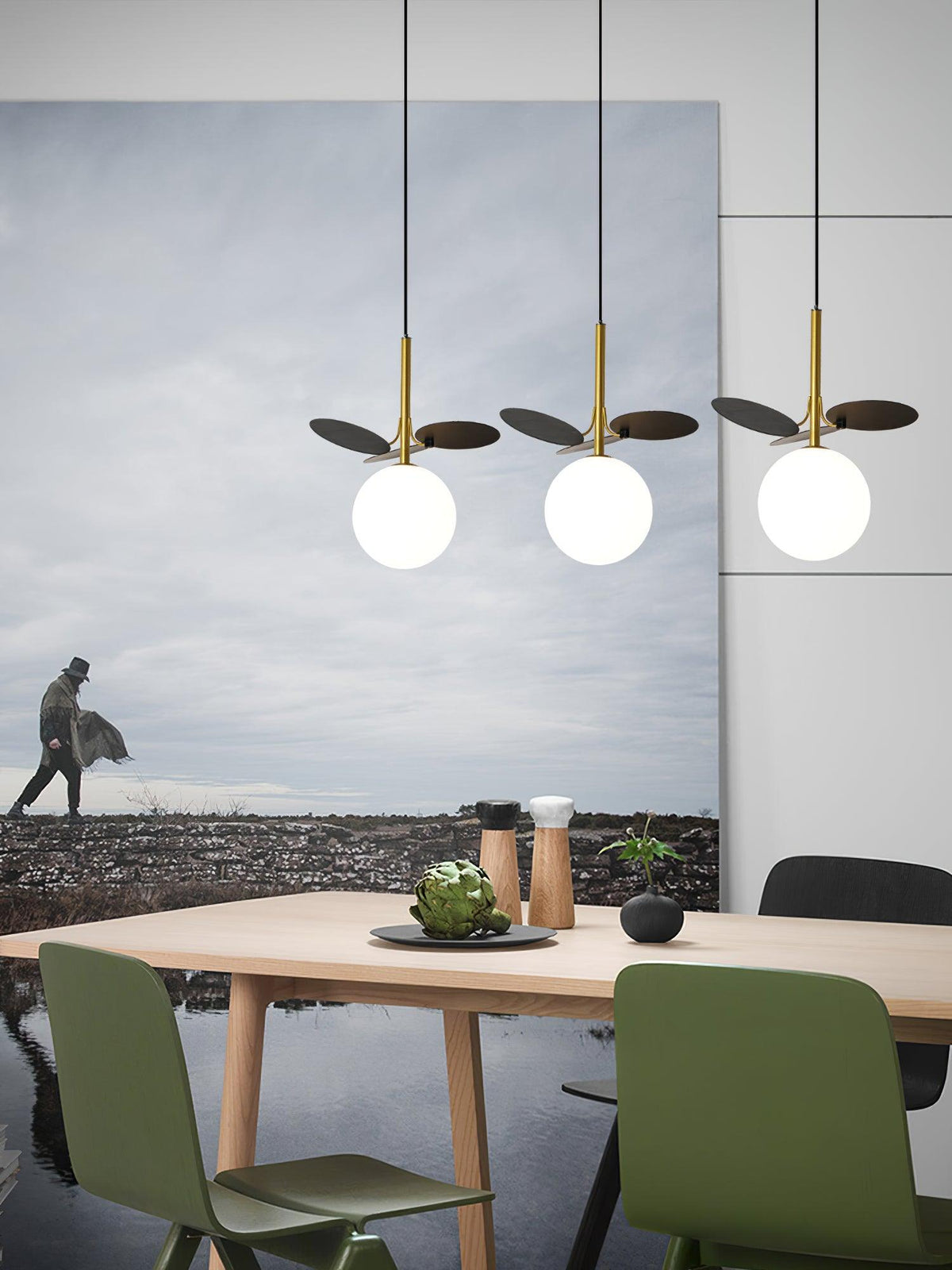 Ivphaus hanglamp met glas