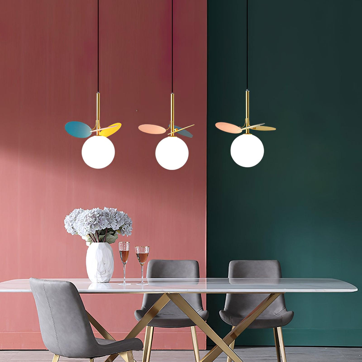 Ivphaus hanglamp met glas