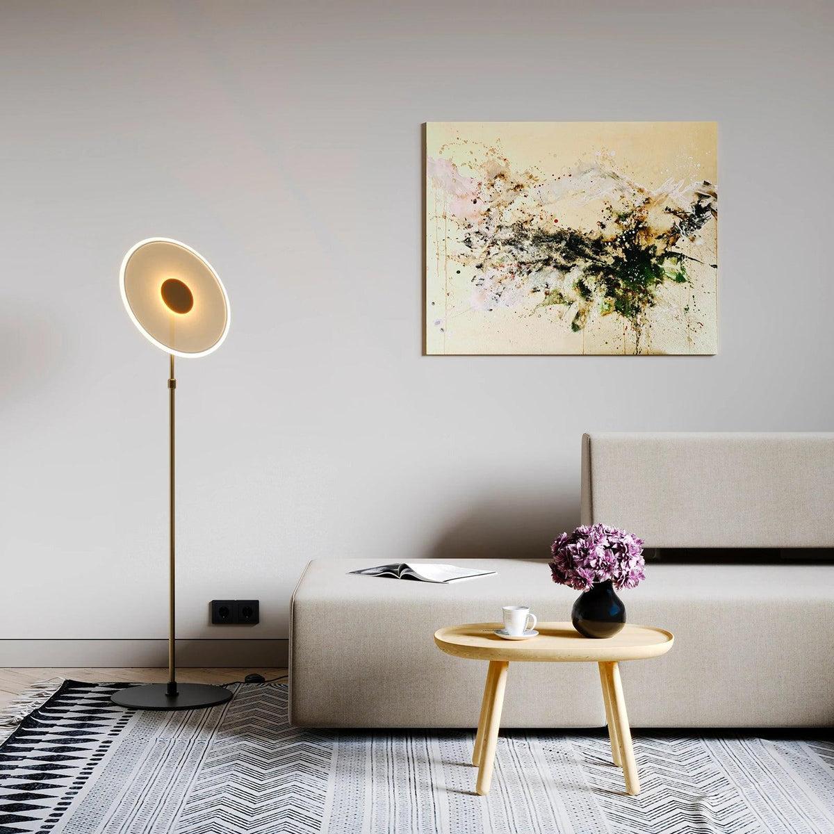 Abir Minimalistische vloerlamp