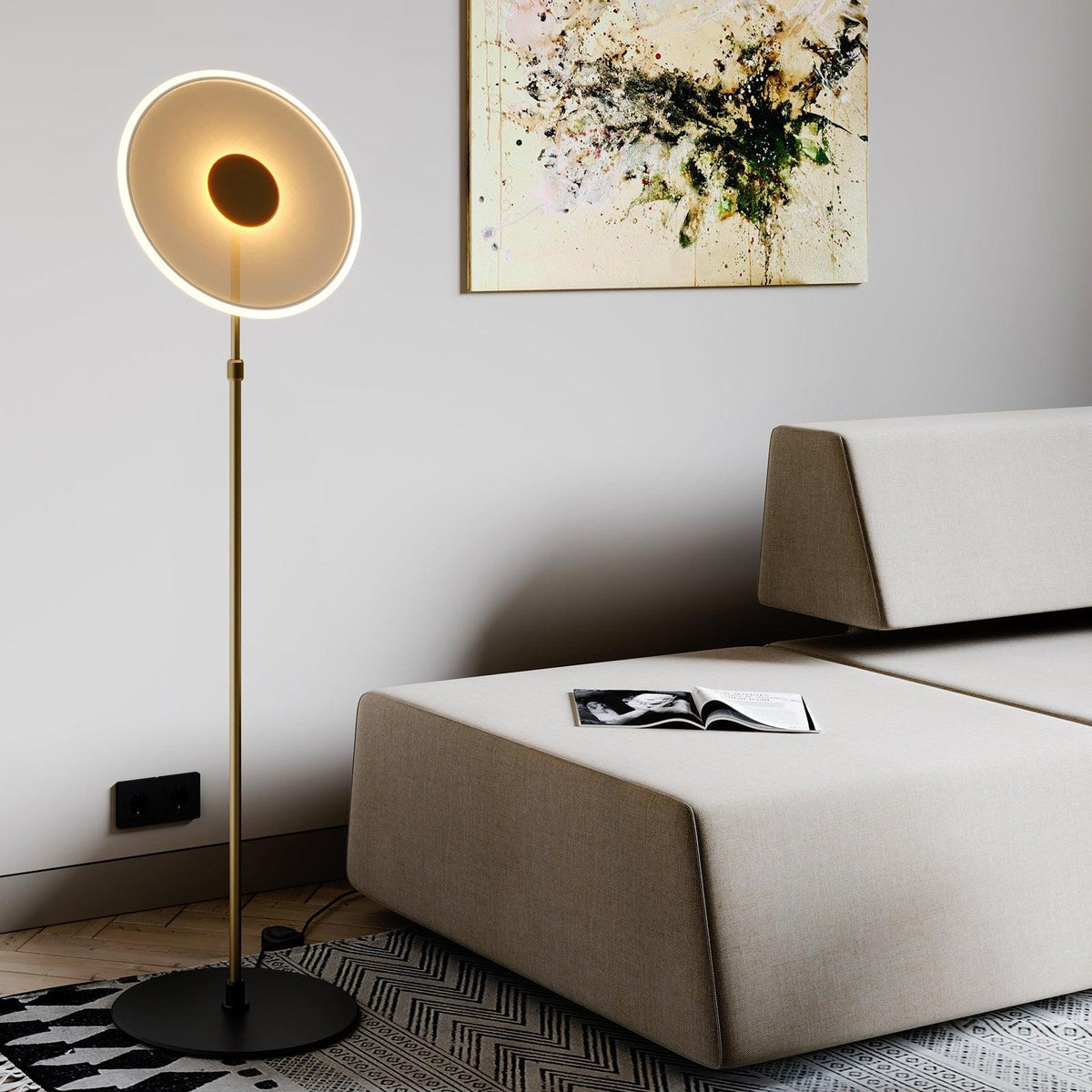 Abir Minimalistische vloerlamp