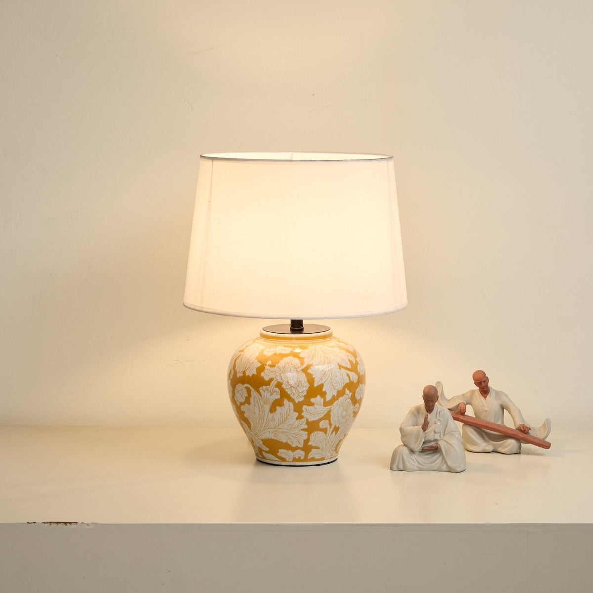 Ceriseria Blazing Blossom tafellamp van keramiek