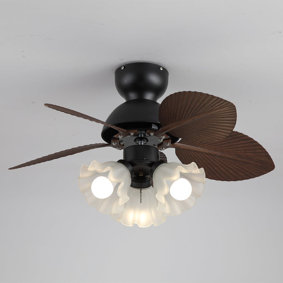 Qers plafondventilator met verlichting