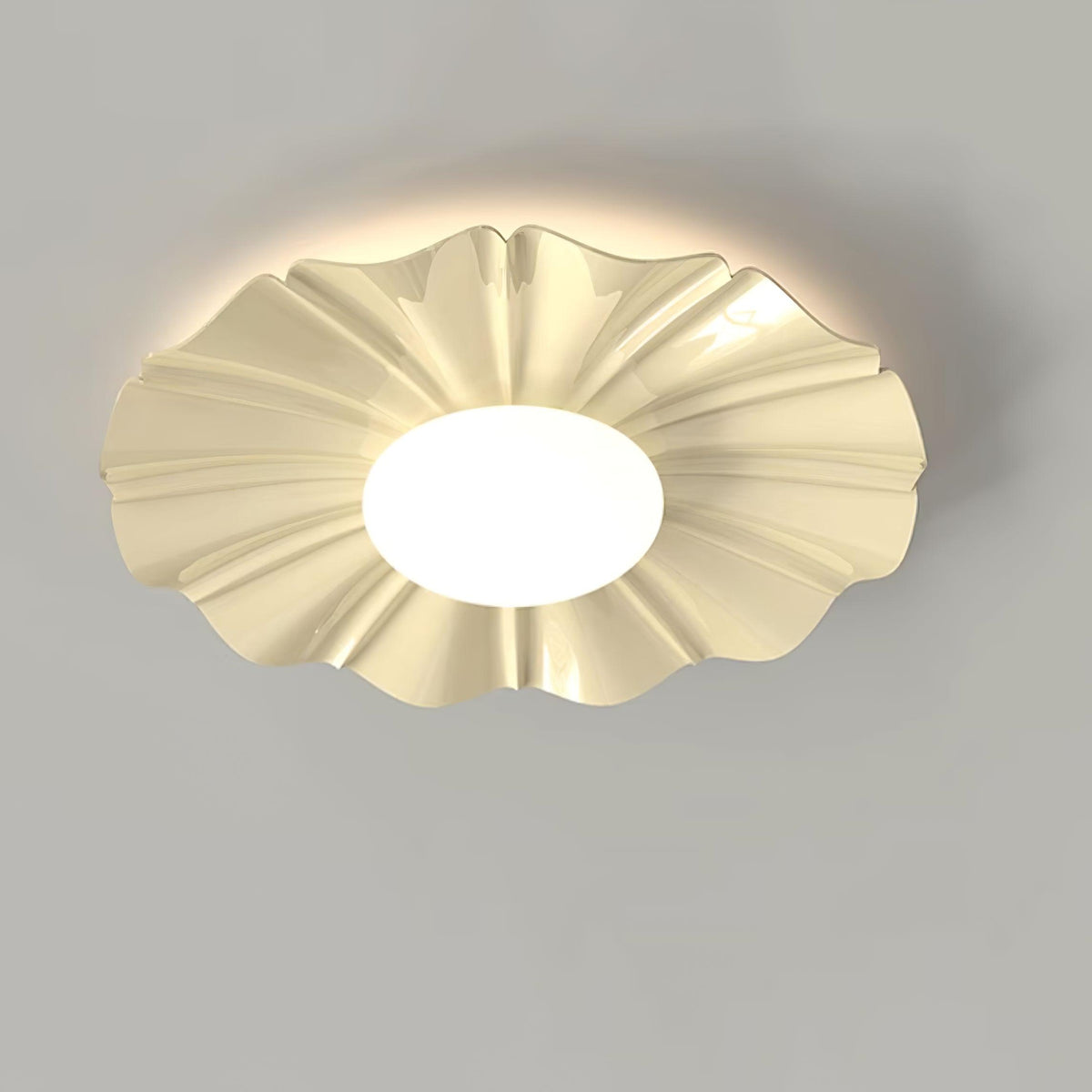 Oriiraya plafondlamp goudkleurig LED gevlokt voor slaapkamer