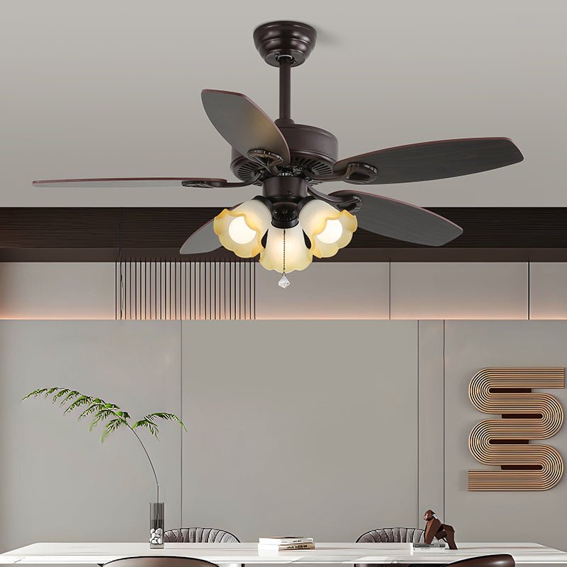 Ciraneon Vintage plafondventilator met verlichting