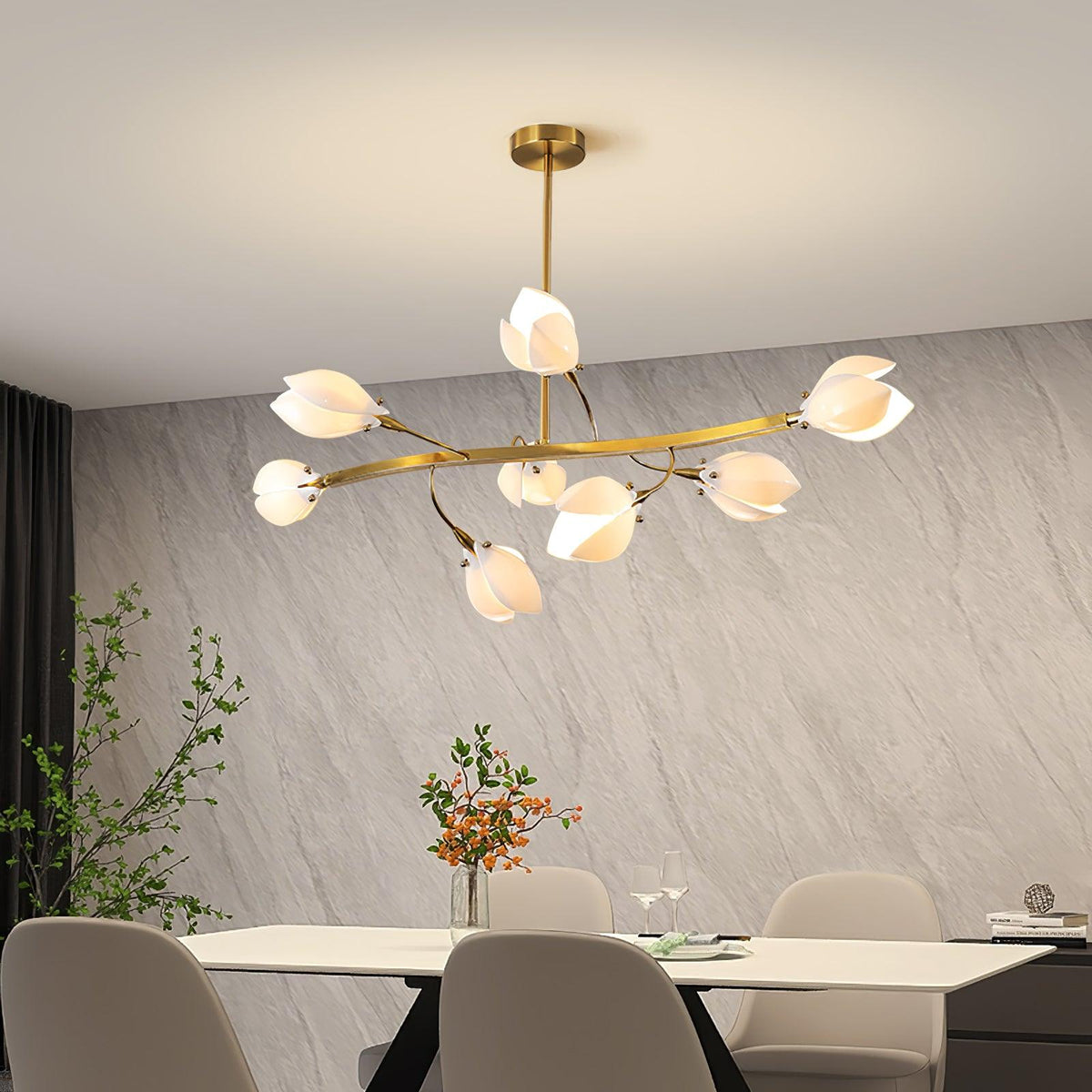 Uvess Premium elegantie Kroonluchter van keramiek