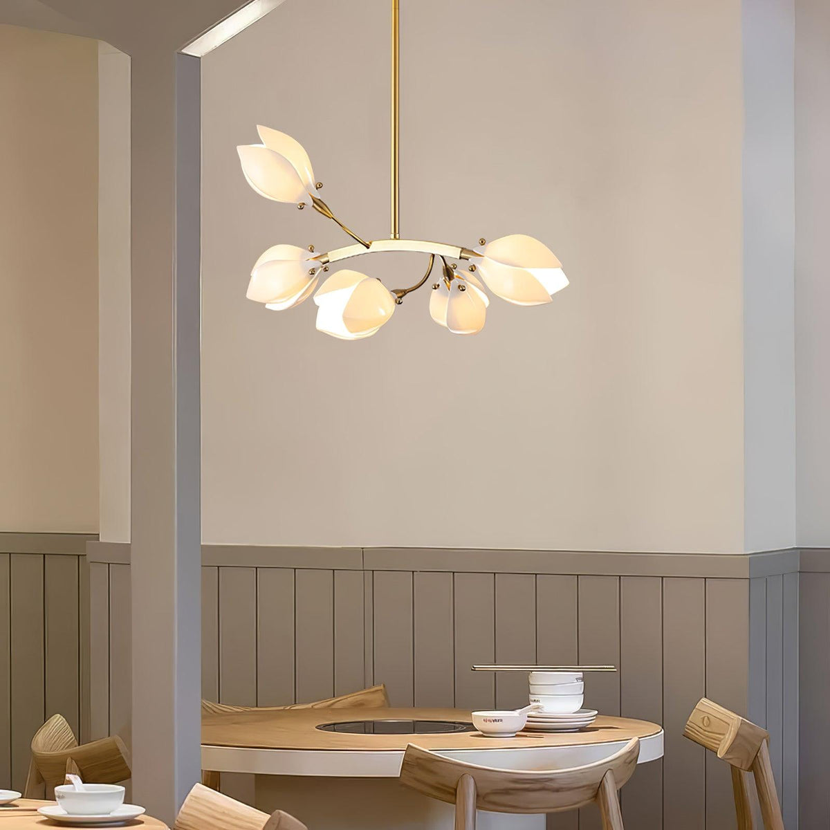 Uvess Premium elegantie Kroonluchter van keramiek