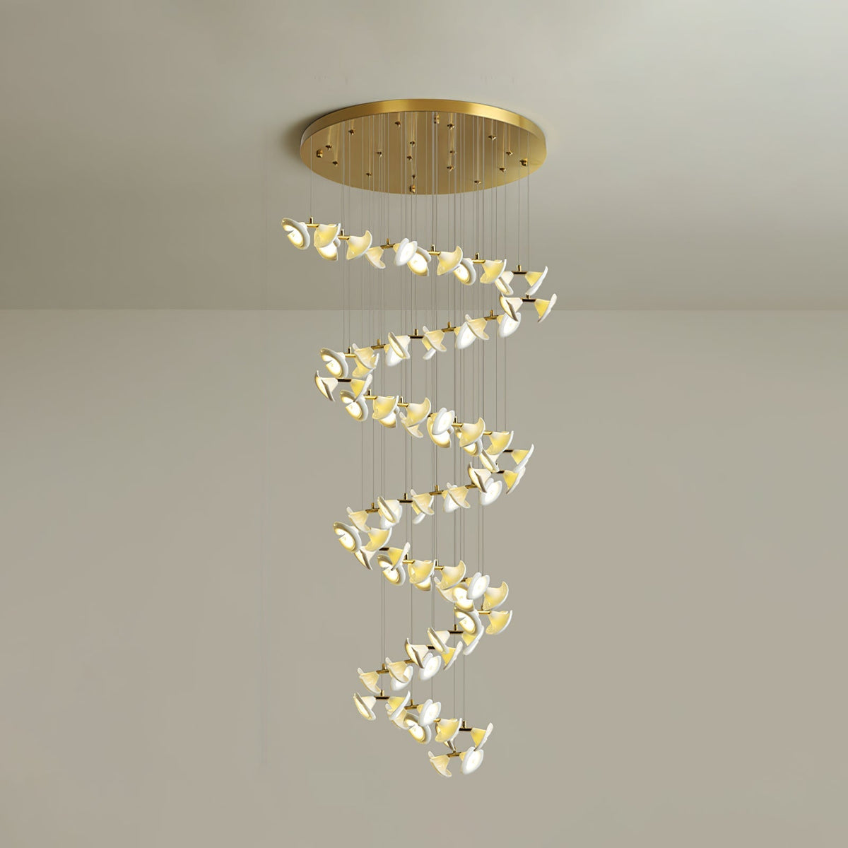 Ernoreth Art Deco Kroonluchter van Keramiek