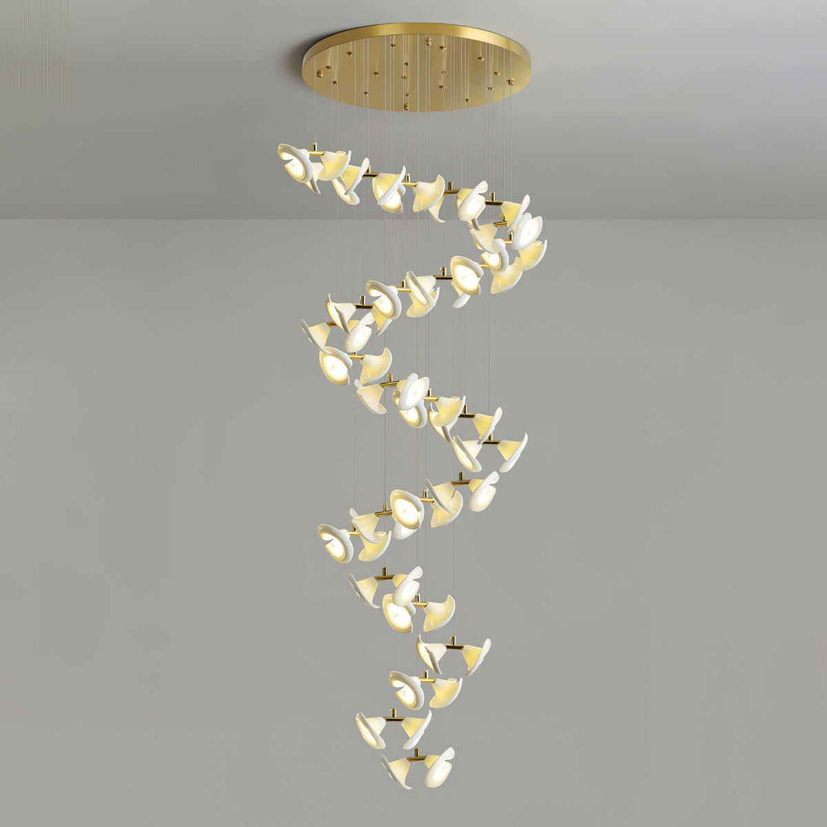 Ernoreth Art Deco Kroonluchter van Keramiek