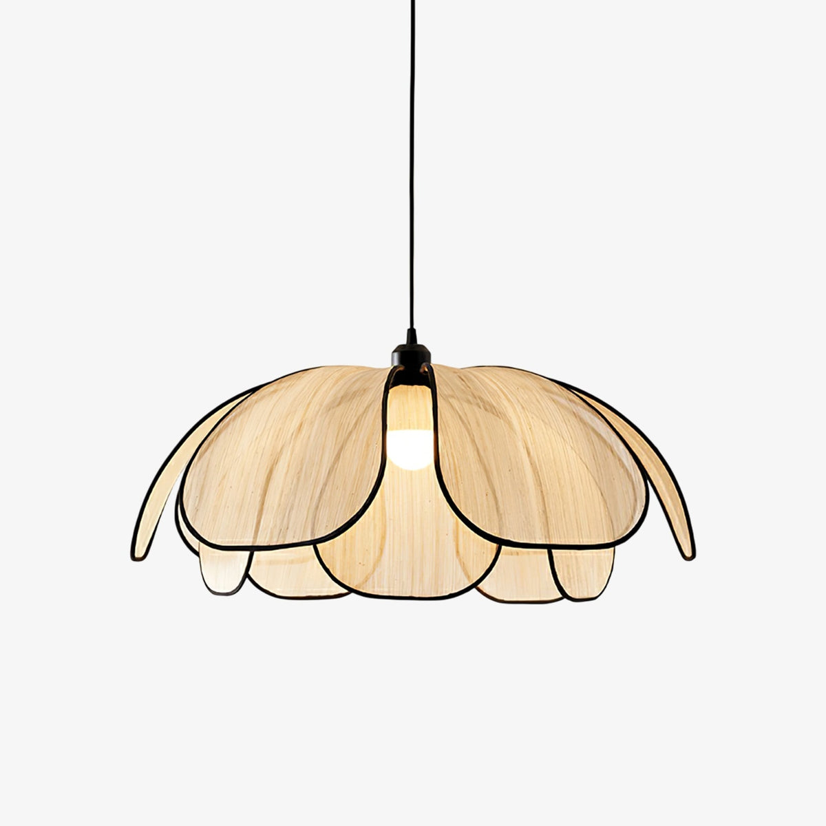 Elthaus Blossom Leaf vezel hanglamp