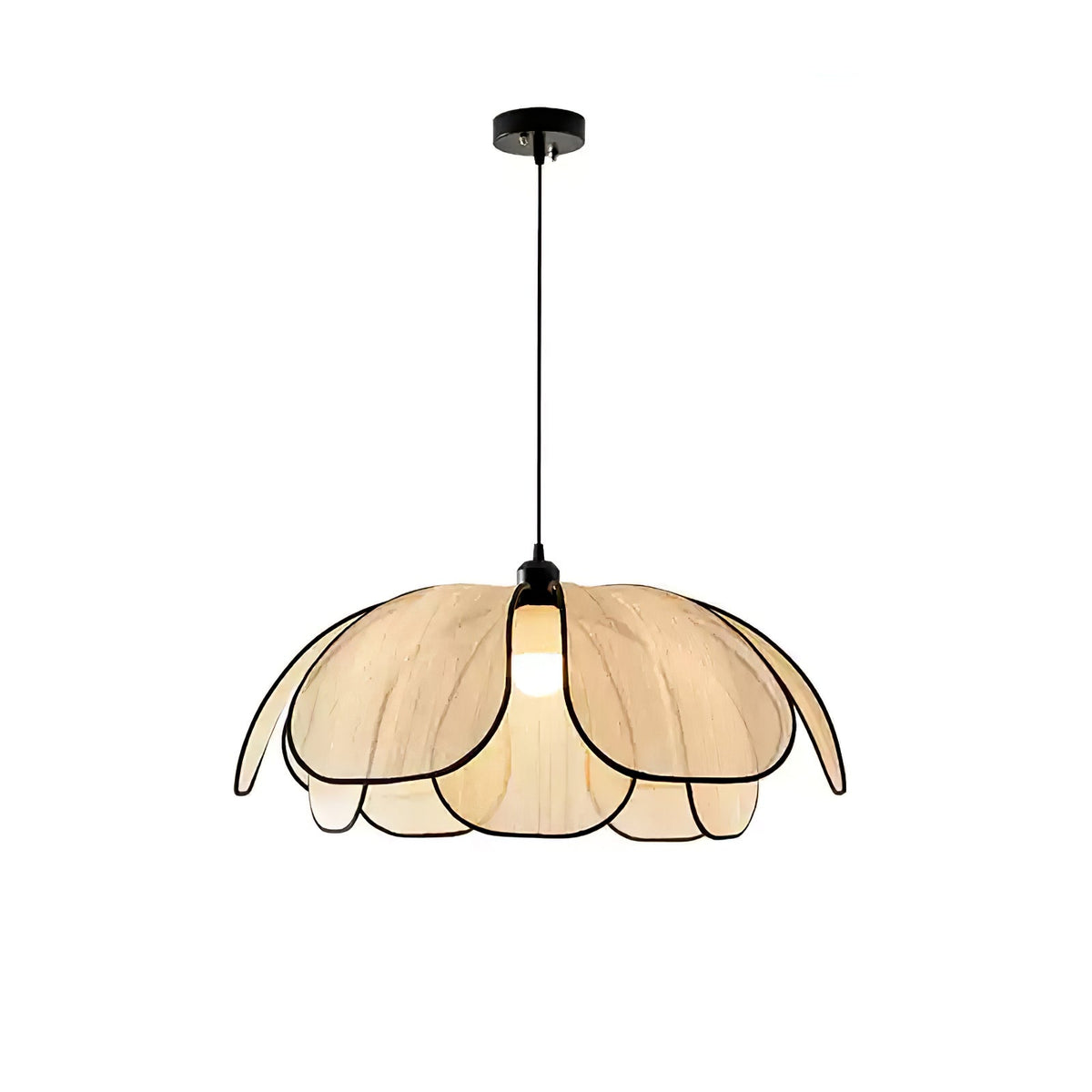 Elthaus Blossom Leaf vezel hanglamp