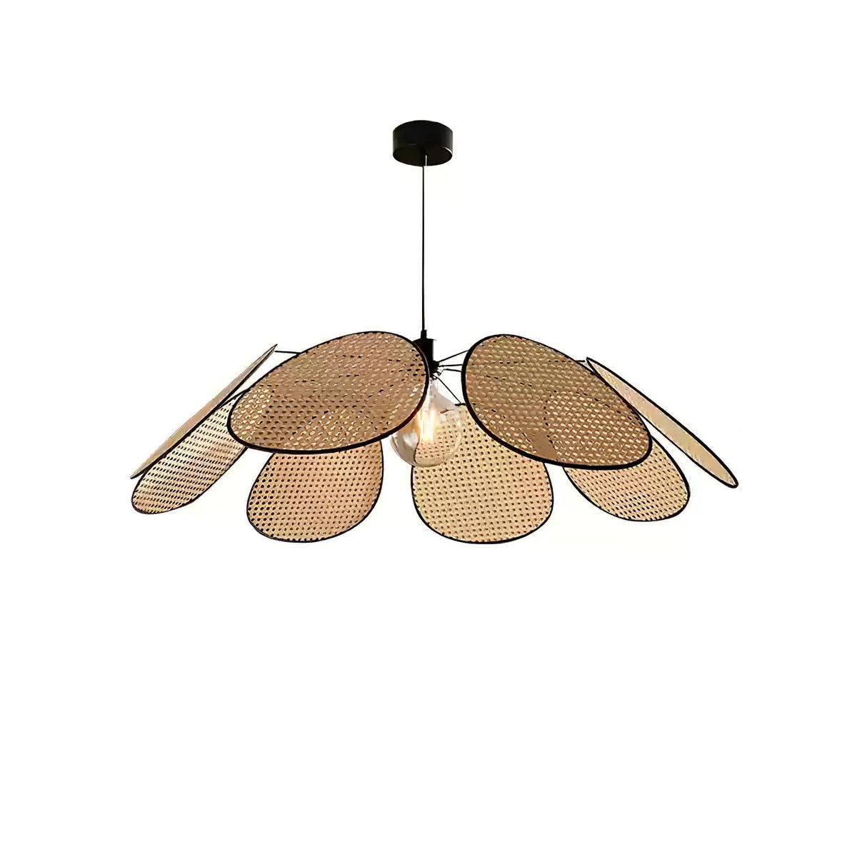 Orvara Blossom Bloemblaad Rotan hanglamp