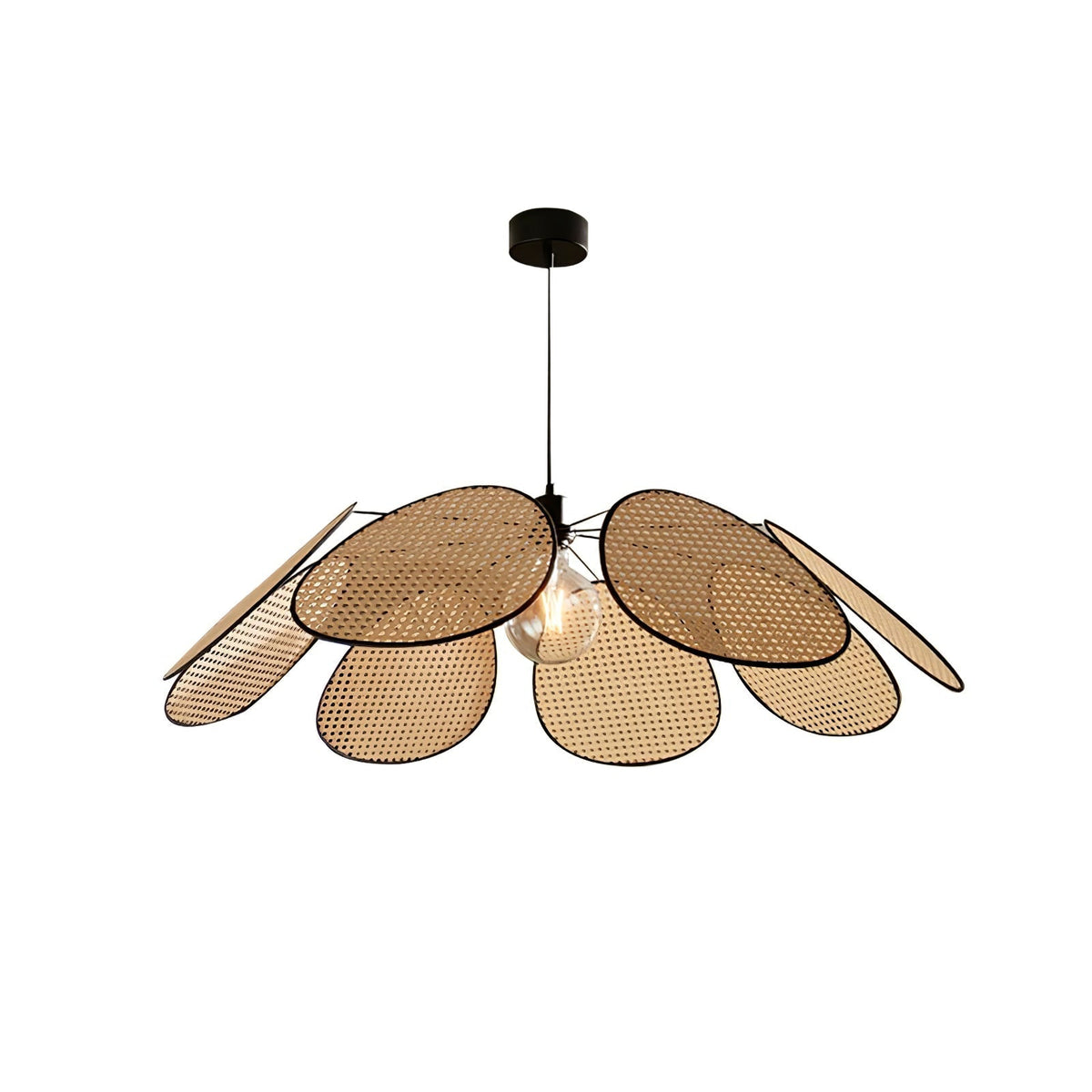 Orvara Blossom Bloemblaad Rotan hanglamp