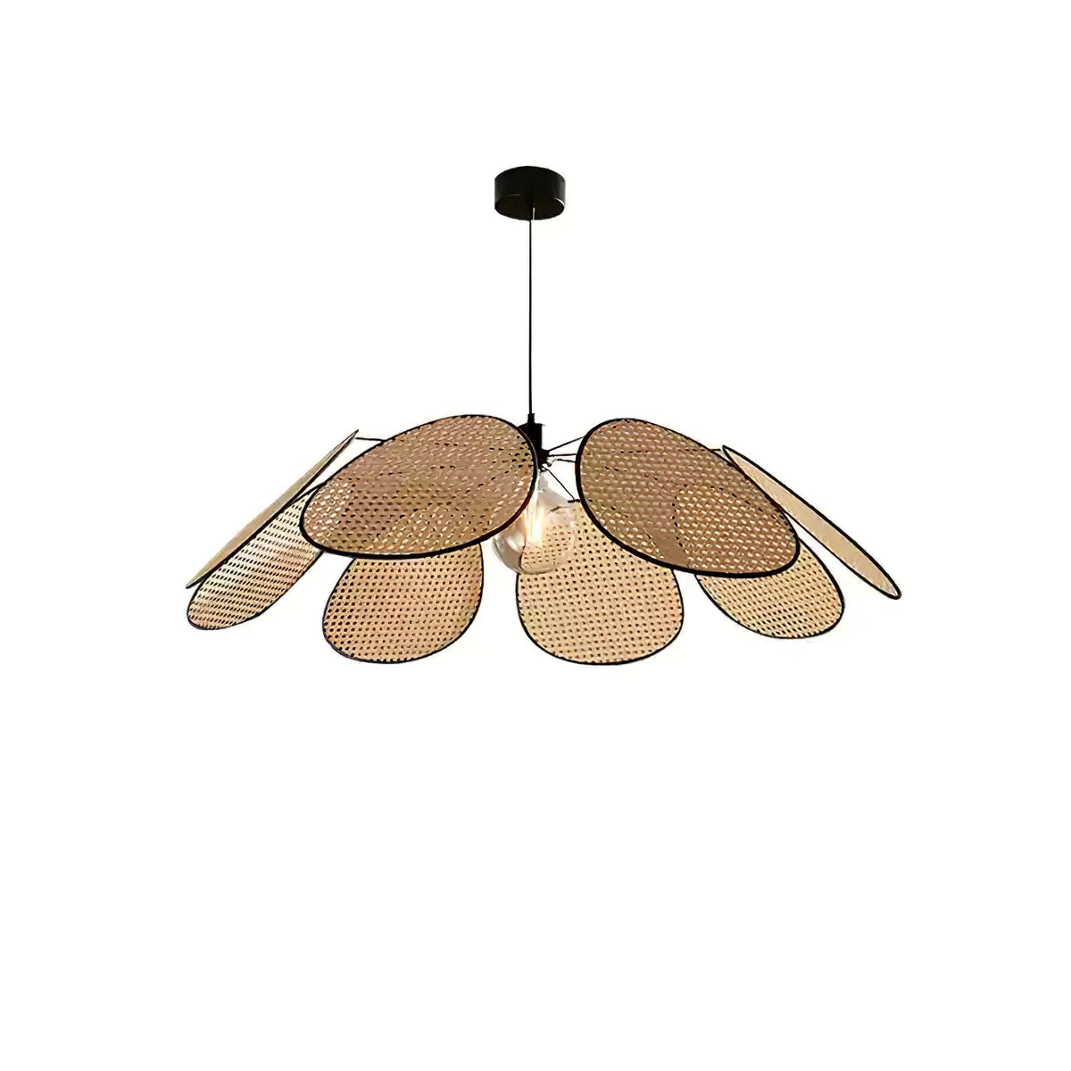 Orvara Blossom Bloemblaad Rotan hanglamp