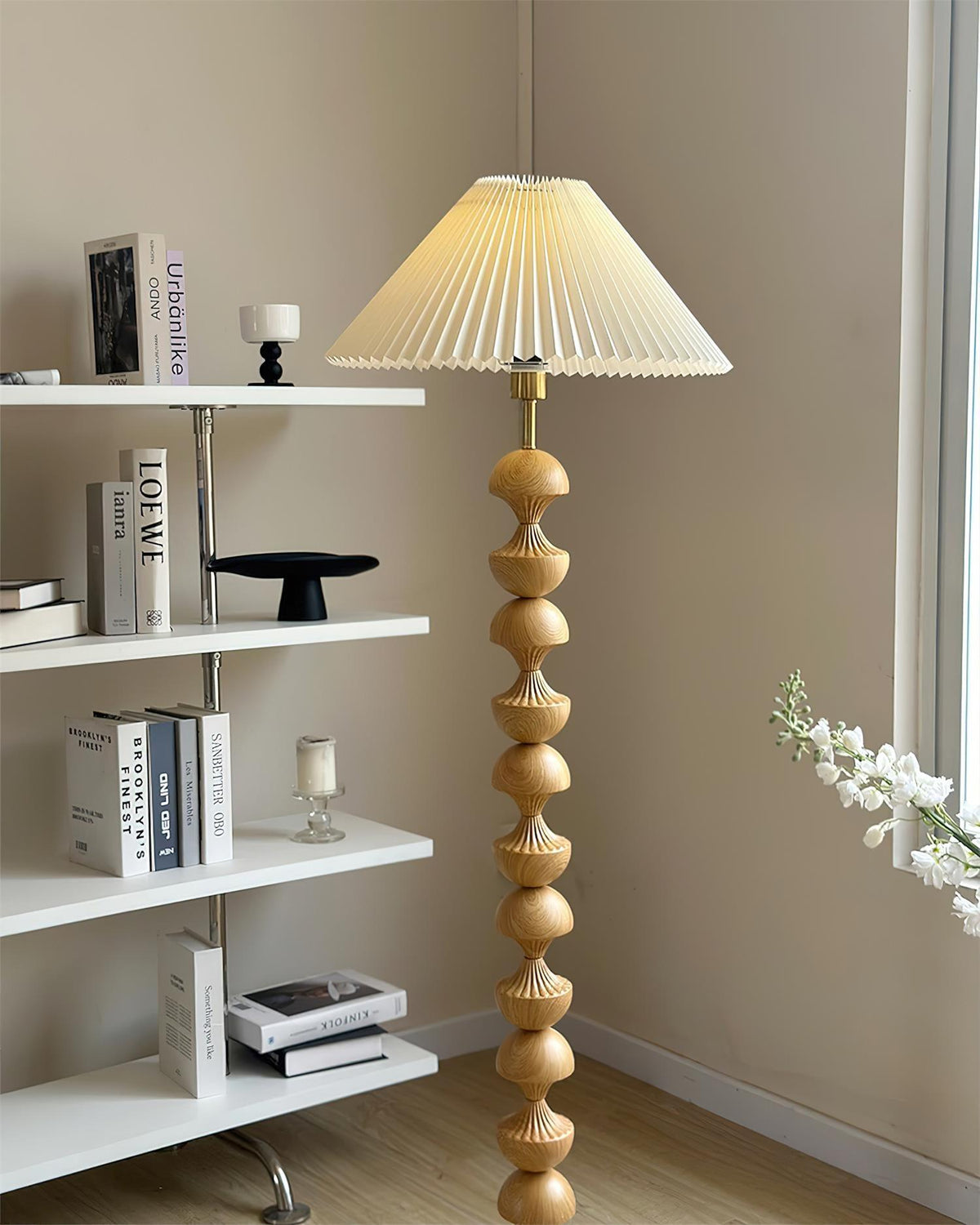 Bobbin vloerlamp