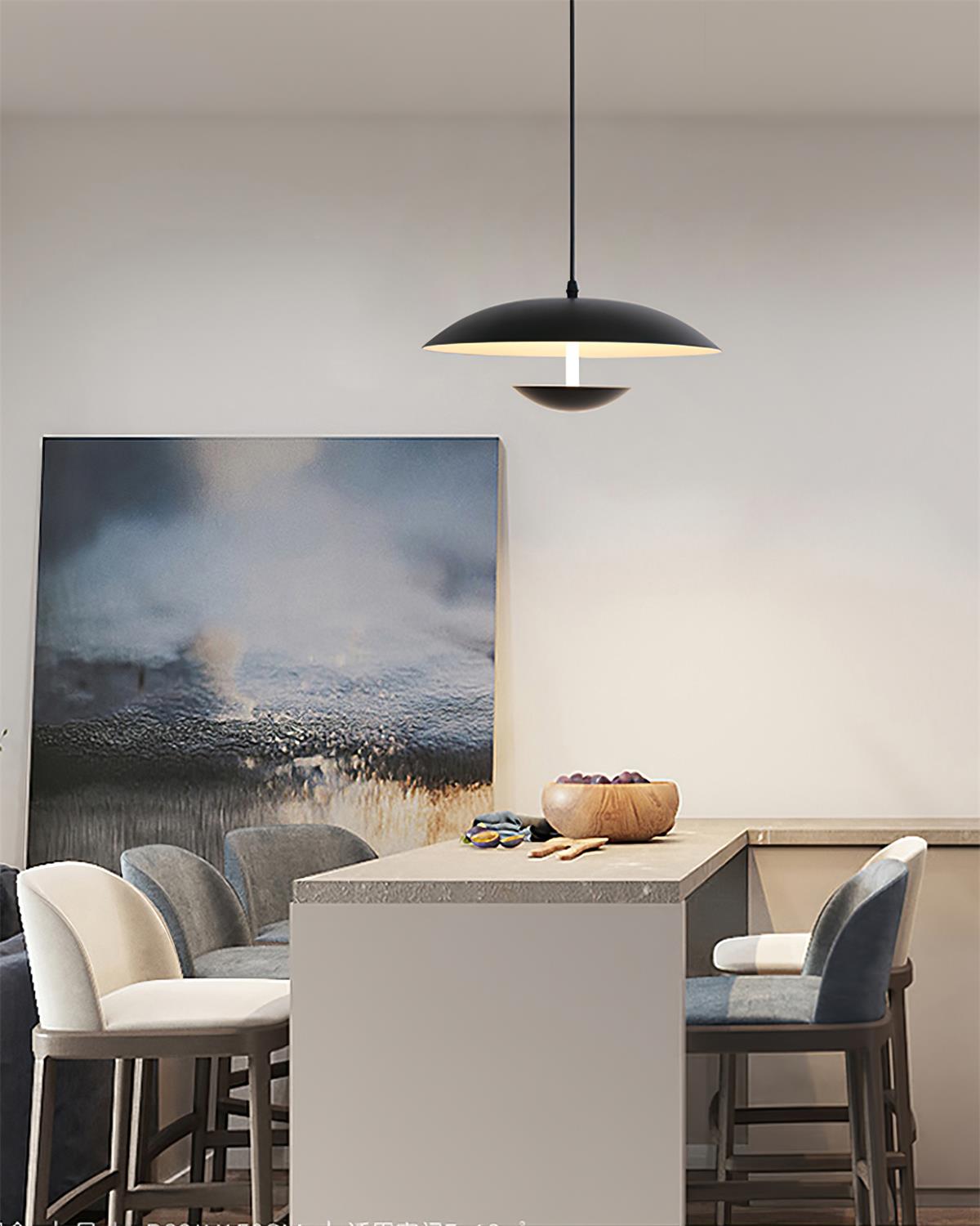 Veliina hanglamp zwart minimalistisch