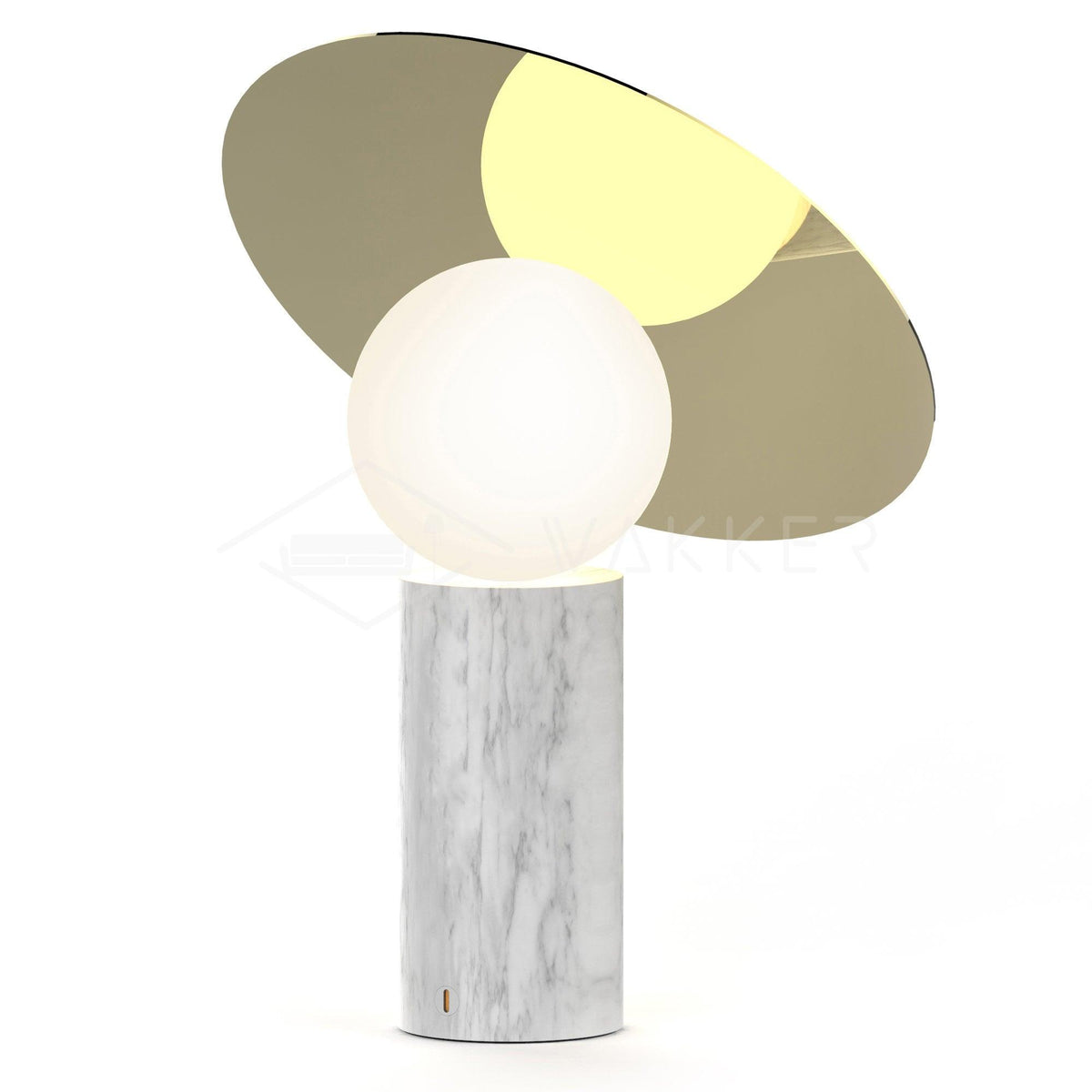Dila Minimalistische tafellamp van marmer