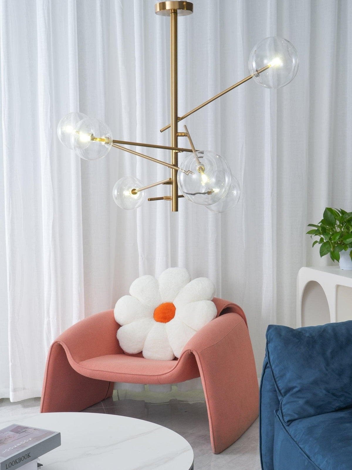 Aveno Kroonluchter LED Heldere Kristallen