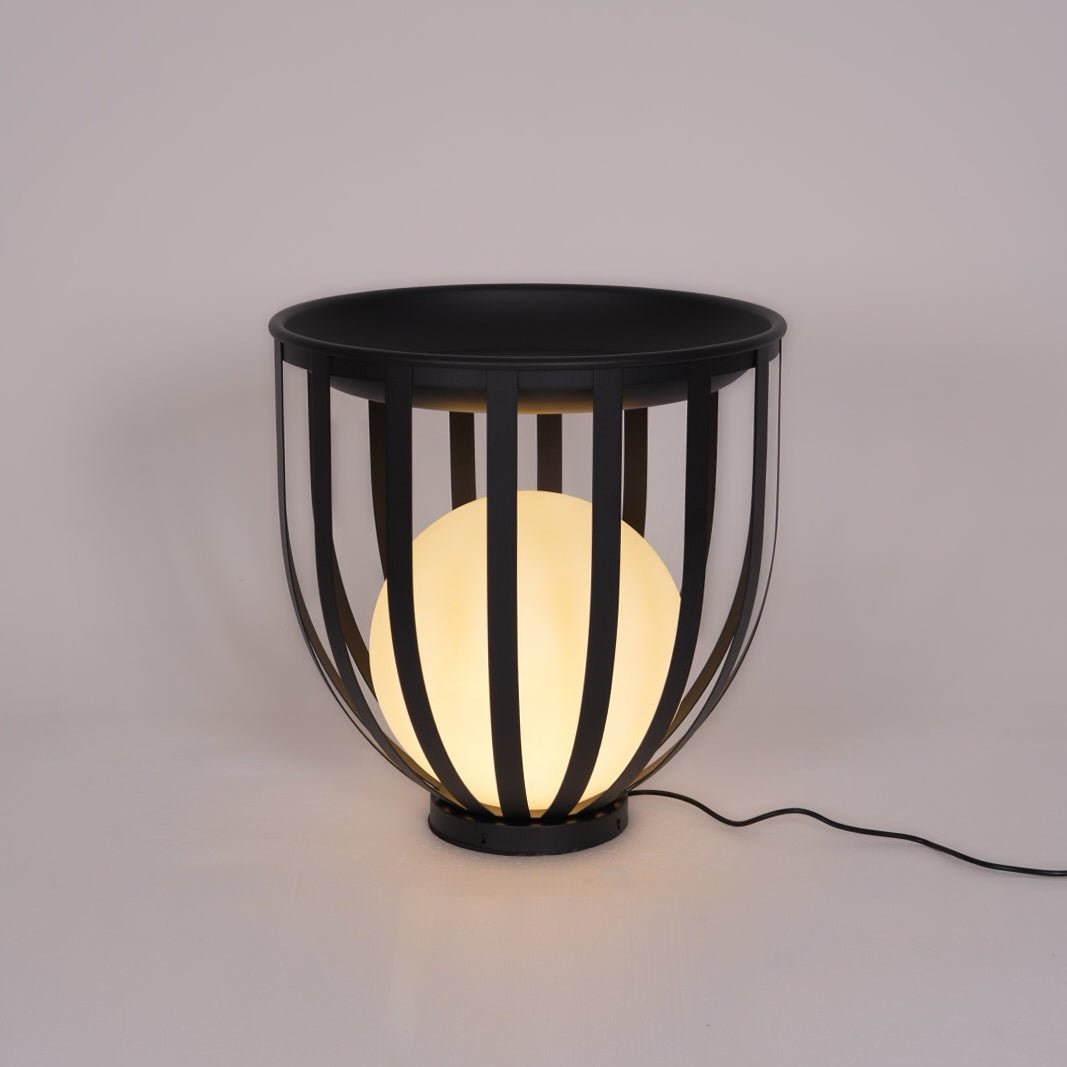 Tera vloerlamp van staal en acryl