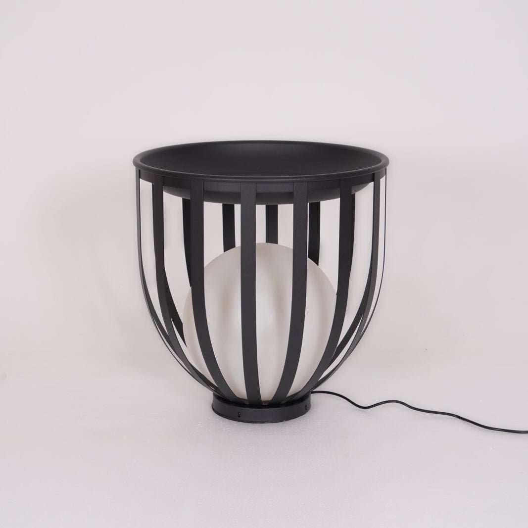 Tera vloerlamp van staal en acryl