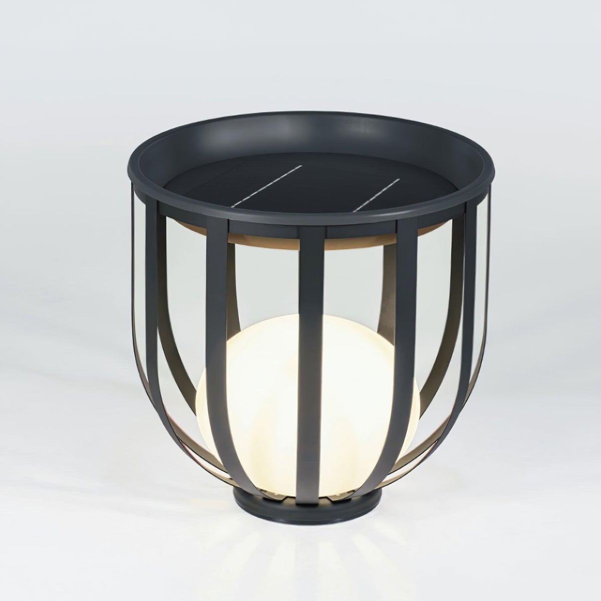 Tera vloerlamp van staal en acryl