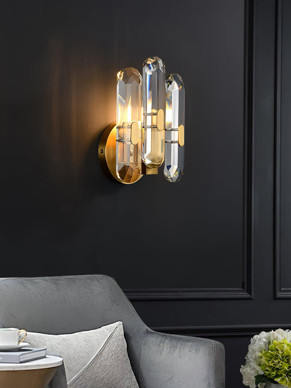 Gevon Postmodern Luxe Kristallen wandlamp