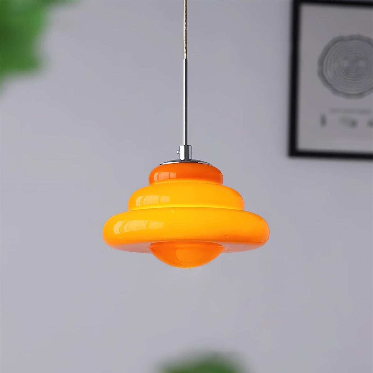 Vortex Retro hanglamp met gelaagde glans