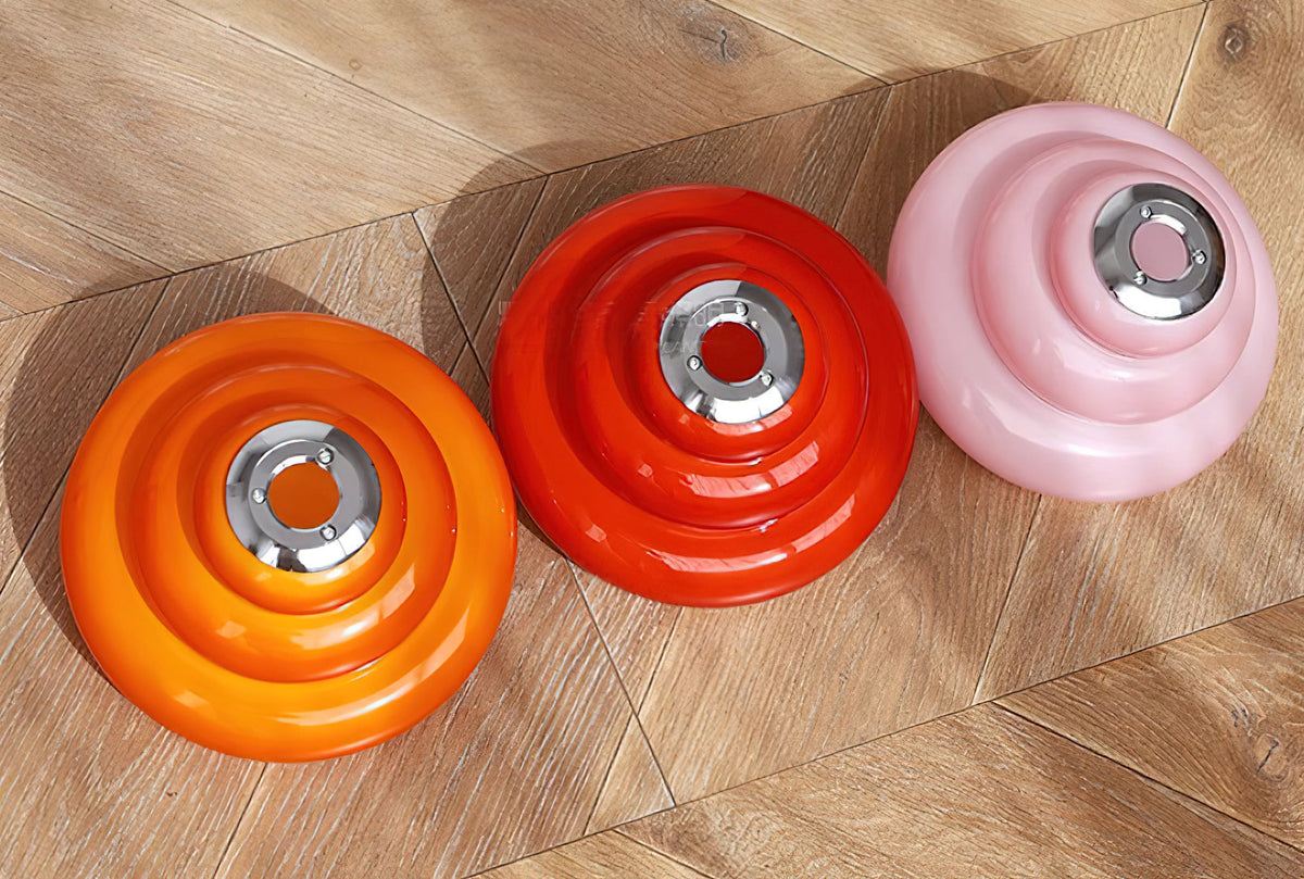 Vortex Retro hanglamp met gelaagde glans
