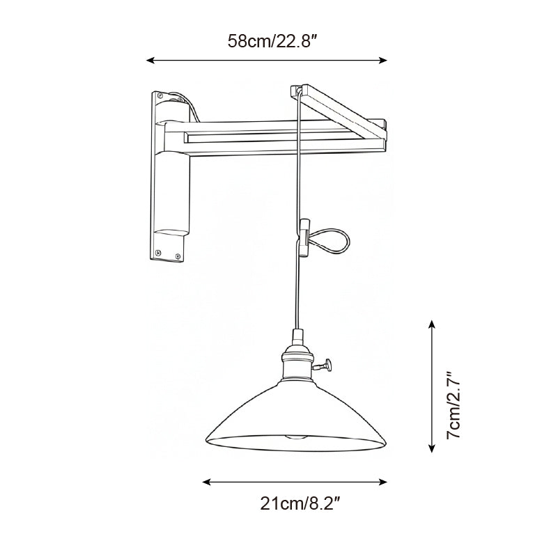 Sorenette wandlamp