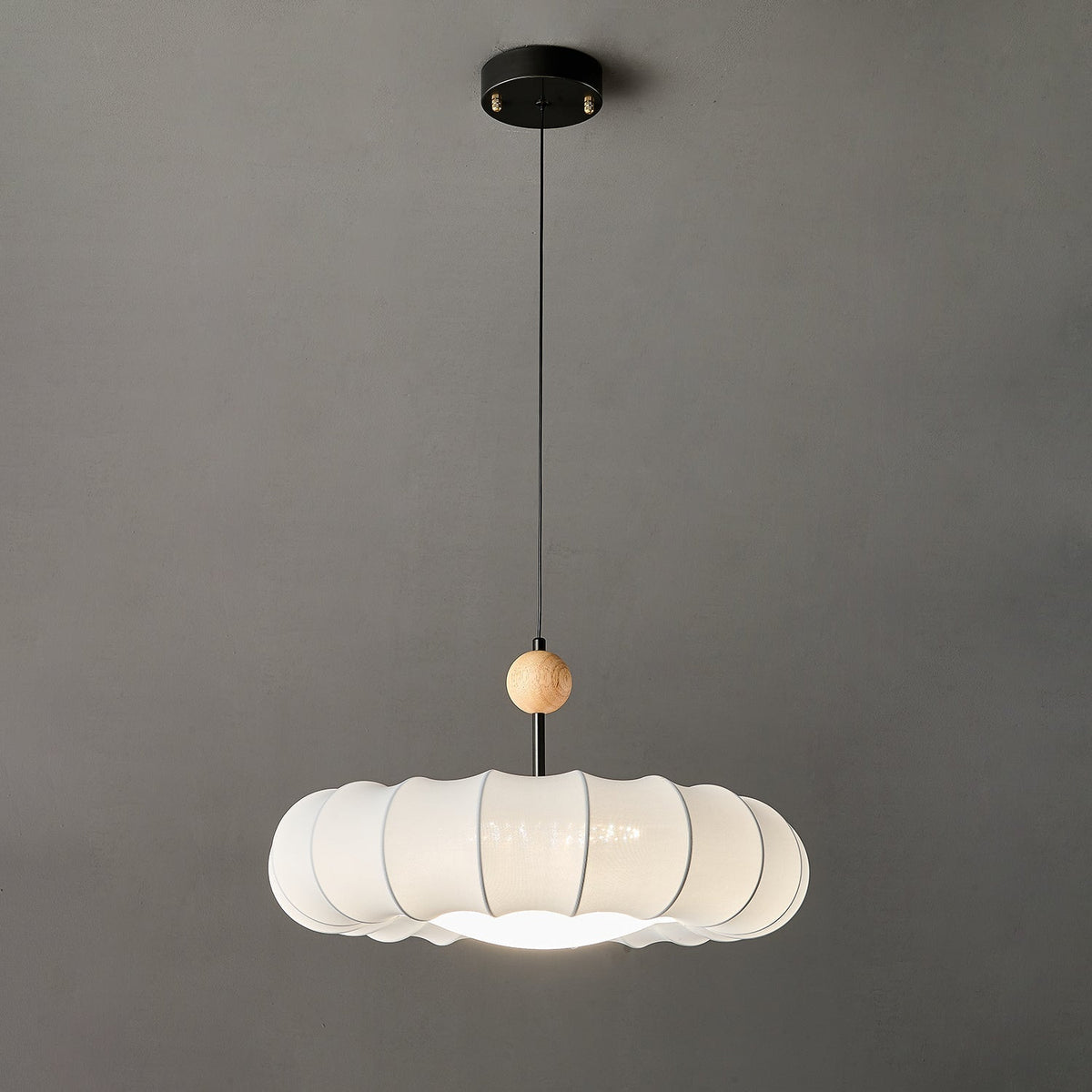 Syliselia Minimalistische hanglamp van hout