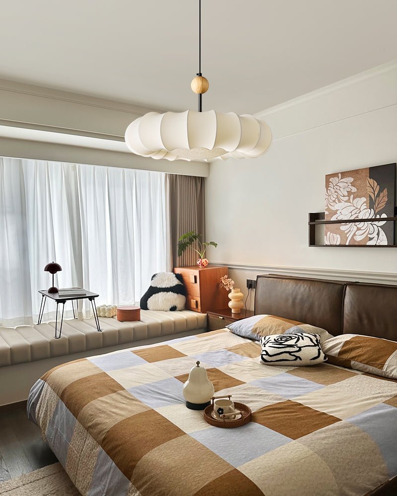 Syliselia Minimalistische hanglamp van hout