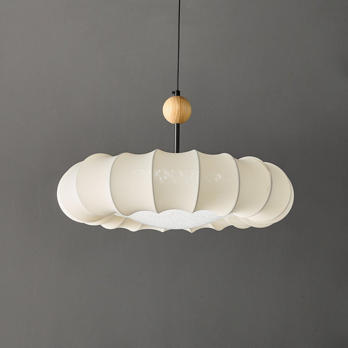 Syliselia Minimalistische hanglamp van hout