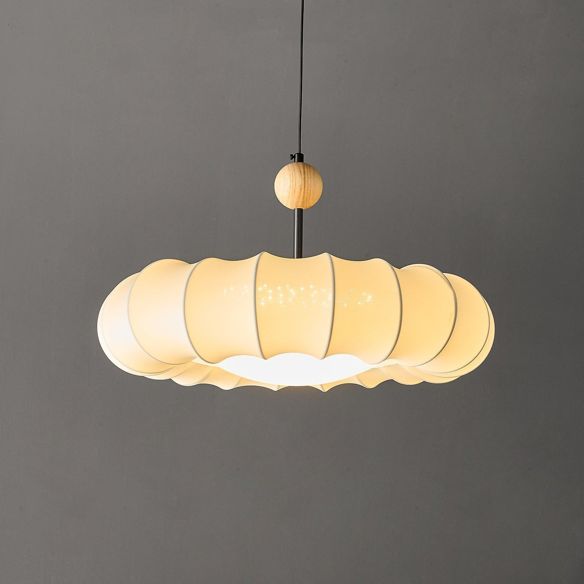 Syliselia Minimalistische hanglamp van hout