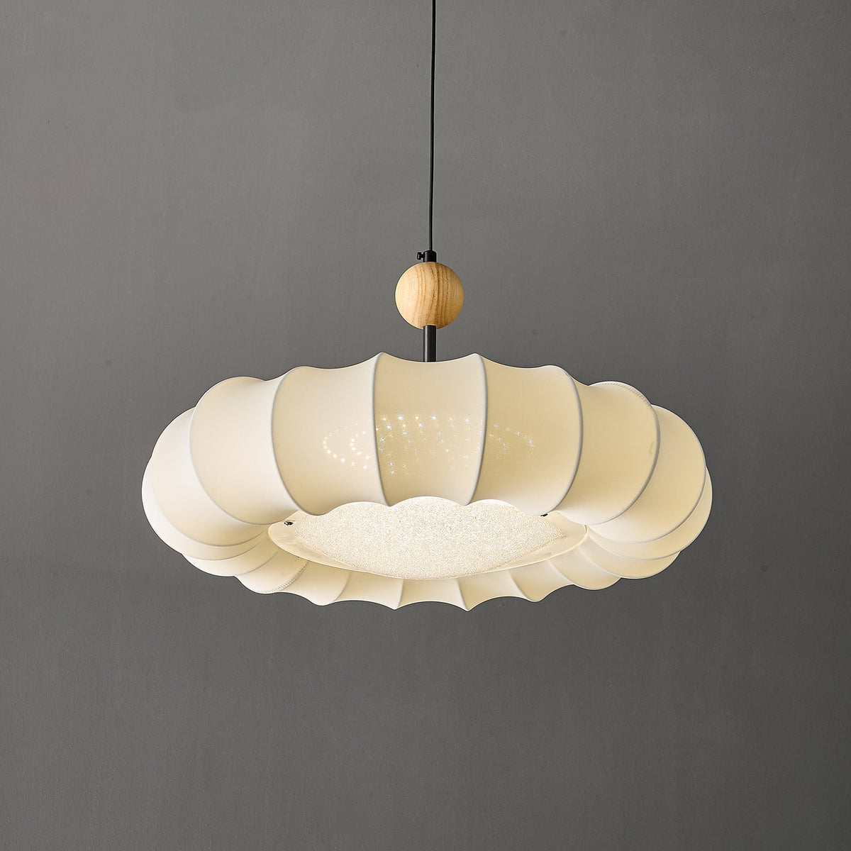 Syliselia Minimalistische hanglamp van hout