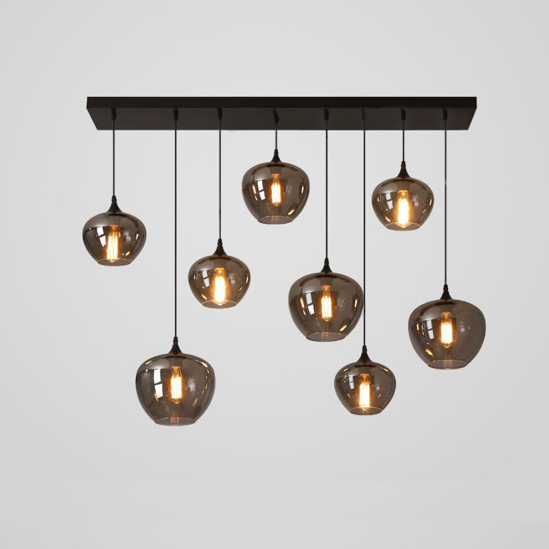 Bottle hanglamp van glas