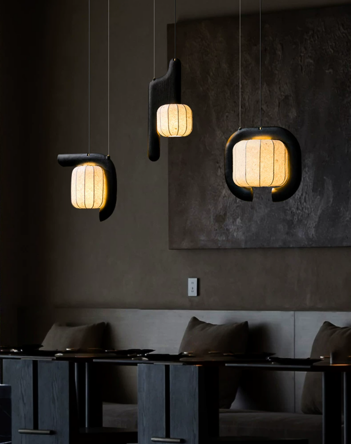 Ulverstone Hanglamp van gegolfd papier