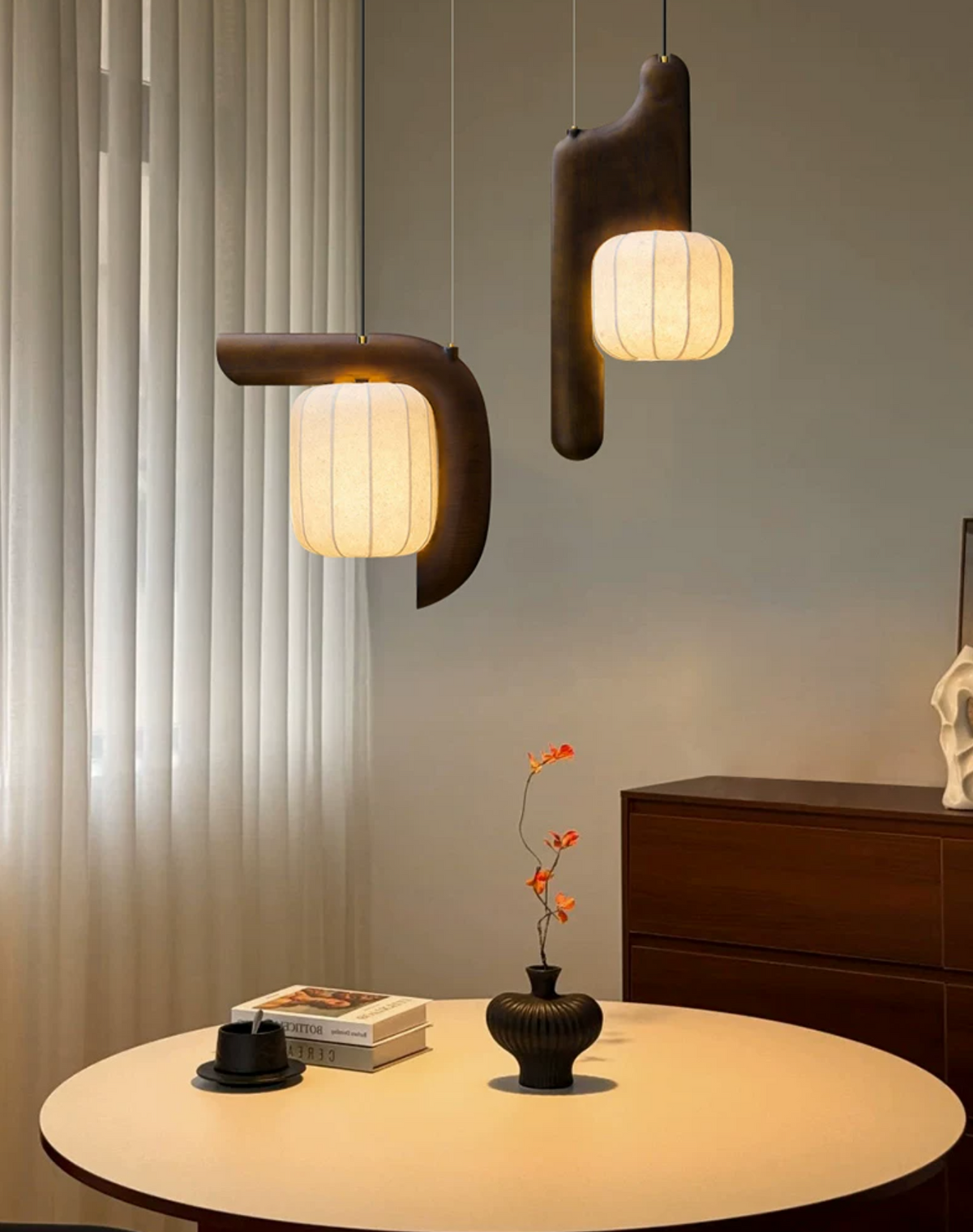 Ulverstone Hanglamp van gegolfd papier