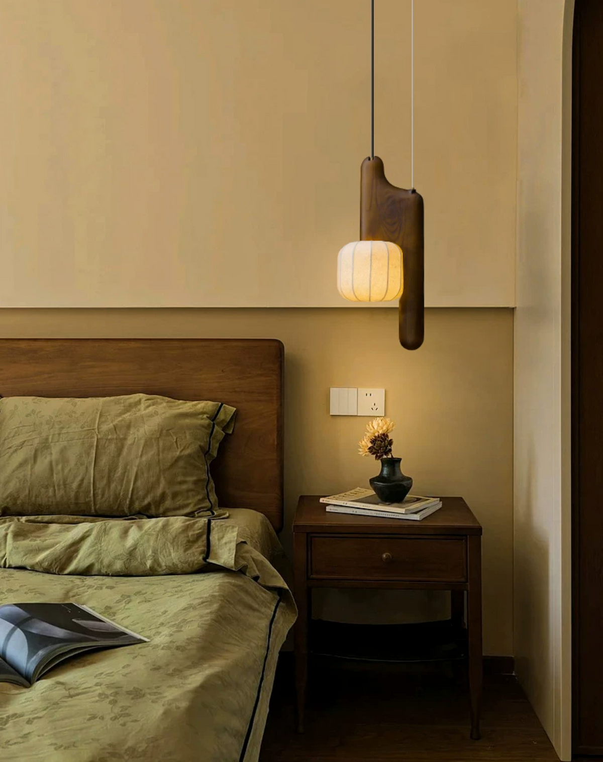 Ulverstone Hanglamp van gegolfd papier
