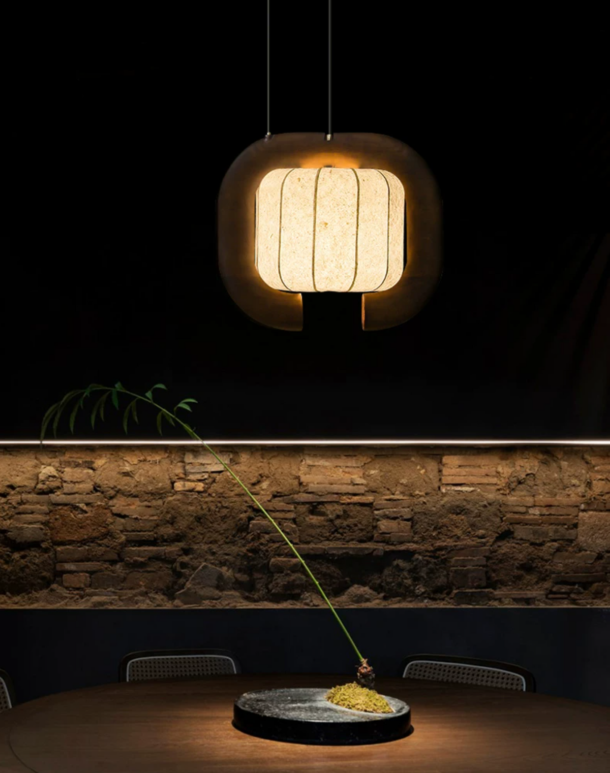 Ulverstone Hanglamp van gegolfd papier