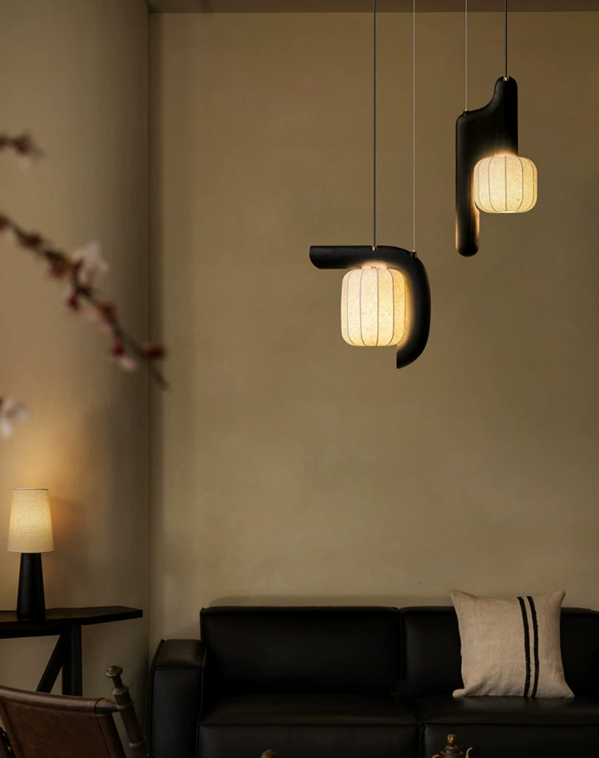 Ulverstone Hanglamp van gegolfd papier