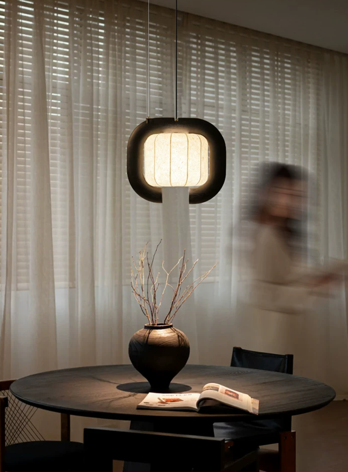Ulverstone Hanglamp van gegolfd papier